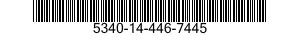 5340-14-446-7445 BRACKET,ANGLE 5340144467445 144467445