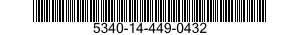 5340-14-449-0432 BRACKET,MOUNTING 5340144490432 144490432