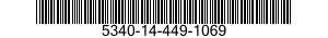 5340-14-449-1069 PLATE,MOUNTING 5340144491069 144491069