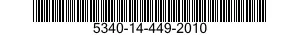 5340-14-449-2010 BRACKET,ANGLE 5340144492010 144492010