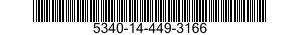 5340-14-449-3166 BRACKET,MULTIPLE ANGLE 5340144493166 144493166