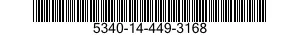 5340-14-449-3168 BRACKET,MULTIPLE ANGLE 5340144493168 144493168