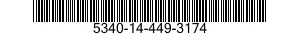 5340-14-449-3174 BRACKET,MULTIPLE ANGLE 5340144493174 144493174