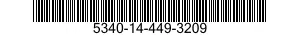 5340-14-449-3209 BRACKET,MULTIPLE ANGLE 5340144493209 144493209