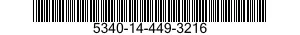 5340-14-449-3216 BOLT ASSEMBLY,CLAMP 5340144493216 144493216