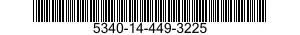 5340-14-449-3225 BRACKET,MULTIPLE ANGLE 5340144493225 144493225
