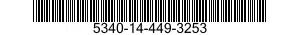 5340-14-449-3253 BRACKET,MULTIPLE ANGLE 5340144493253 144493253