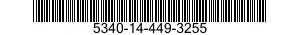 5340-14-449-3255 BRACKET,MULTIPLE ANGLE 5340144493255 144493255