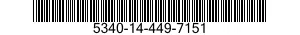 5340-14-449-7151 BRACKET,ANGLE 5340144497151 144497151