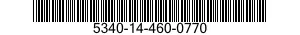 5340-14-460-0770 BRACKET,MULTIPLE ANGLE 5340144600770 144600770