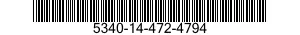 5340-14-472-4794 BRACKET,SHELF 5340144724794 144724794