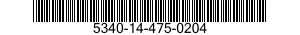 5340-14-475-0204 BRACKET,ANGLE 5340144750204 144750204