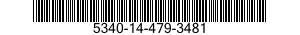 5340-14-479-3481 BRACKET,SHELF 5340144793481 144793481