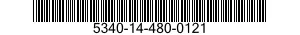 5340-14-480-0121 BRACKET,ANGLE 5340144800121 144800121