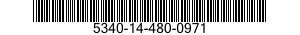 5340-14-480-0971 BRACKET,SHELF 5340144800971 144800971