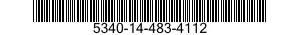 5340-14-483-4112 BRACKET,ANGLE 5340144834112 144834112