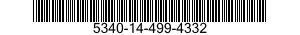 5340-14-499-4332 BRACKET,ANGLE 5340144994332 144994332