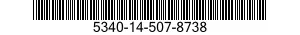 5340-14-507-8738 PLATE,CLIP RETAINER 5340145078738 145078738