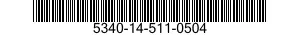5340-14-511-0504 LOCKING PLATE,NUT AND BOLT 5340145110504 145110504