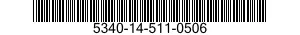 5340-14-511-0506 LOCKING PLATE,NUT AND BOLT 5340145110506 145110506