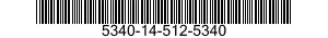 5340-14-512-5340 CLAMP,BLOCK,SECTION 5340145125340 145125340
