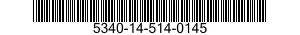 5340-14-514-0145 BRACKET,MOUNTING 5340145140145 145140145