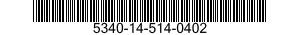 5340-14-514-0402 CLAMP,BLOCK,SECTION 5340145140402 145140402