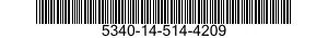 5340-14-514-4209 BRACKET,MOUNTING 5340145144209 145144209