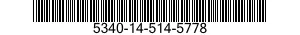 5340-14-514-5778 BRACKET,MOUNTING 5340145145778 145145778