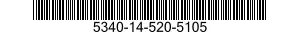 5340-14-520-5105 CUSHION,ARCHED 5340145205105 145205105