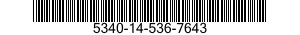 5340-14-536-7643 BRACKET,MOUNTING 5340145367643 145367643