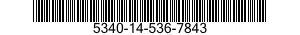 5340-14-536-7843 BRACKET,MOUNTING 5340145367843 145367843