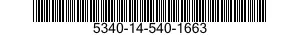 5340-14-540-1663 BRACKET,MOUNTING 5340145401663 145401663
