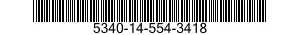 5340-14-554-3418 SUPPORT,HYDRAULIC RAM 5340145543418 145543418