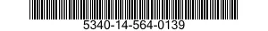 5340-14-564-0139 BRACKET,MOUNTING 5340145640139 145640139