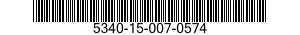 5340-15-007-0574 LEVER,LOCK-RELEASE 5340150070574 150070574