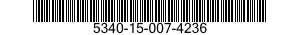 5340-15-007-4236 BRACKET,ANGLE 5340150074236 150074236