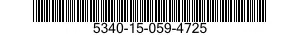 5340-15-059-4725 LOCKING PLATE,NUT AND BOLT 5340150594725 150594725
