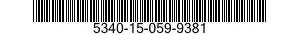 5340-15-059-9381 ESCUTCHEON PLATE 5340150599381 150599381
