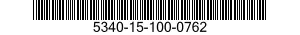 5340-15-100-0762 CLAMP RIN CLENCHING 5340151000762 151000762