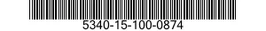5340-15-100-0874 LOCKING PLATE,NUT A 5340151000874 151000874