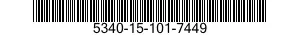 5340-15-101-7449 PIASTRA FORATA 5340151017449 151017449