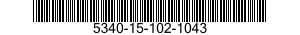 5340-15-102-1043 HANDLE,DOOR 5340151021043 151021043