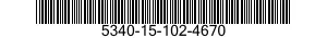 5340-15-102-4670 BRACKET,SHELF 5340151024670 151024670