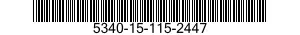 5340-15-115-2447 INSERT,SCREW THREAD 5340151152447 151152447