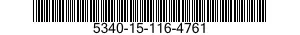 5340-15-116-4761 LEAF,BUTT HINGE 5340151164761 151164761