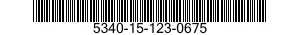 5340-15-123-0675 BRACKET,ANGLE 5340151230675 151230675