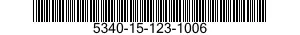 5340-15-123-1006 BRACKET,ANGLE 5340151231006 151231006