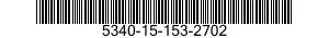 5340-15-153-2702 PLUG,VENT 5340151532702 151532702