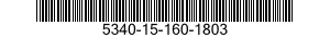 5340-15-160-1803 PADLOCK 5340151601803 151601803